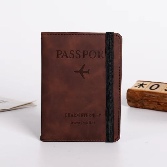 TRAVLERS Vintage Passport Holder